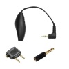 Shure EAADPT-KIT Adapter Kit (Combines 1/4 Adapter, Airline Adapter, Attachable Volume Control)