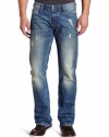 Diesel Men's New-Fanker Slim Bootcut Jean, Denim, 36x30