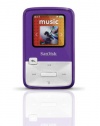 SanDisk Sansa Clip Zip 4GB MP3 Player (Purple)