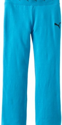 Puma - Kids Girls 2-6X Little Core Yoga Pant, Blue Jewel, 6