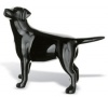 Baccarat Chien Black Labrador Dog