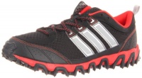 adidas KX TR XJ Running Shoe (Toddler/Little Kid/Big Kid),Black/Core Energy/Metallic Silver,6 M US Big Kid