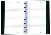 Blueline MiracleBind Notebook,  8 x 5 Inches, Black, 150 Pages (AF6150.81)