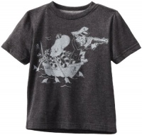 Quiksilver Boys 2-7 Thar She Blows Kids Tee, Charcoal Heather, 2T