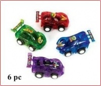 New!! Pull Back Race Cars - 6 Pc Stocking Stuffers