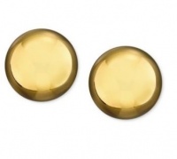 Ralph Lauren 10 Millimeter Gold Ball Stud Earrings