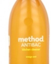 Method Antibacterial Kitchen Cleaning Spray, Orange Zest, 28 Ounce (Pack of 2)