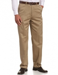 Savane Men's Flat Front No-Iron Twill Pant