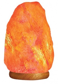 WBM 10-Inch Tall Himalayan Natural Crystal Salt Lamp 7-11-Pounds with Bulb and Cord