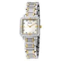 Bulova Women's 98R112 Diamond Accented Two-Tone Stainless Steel Bracelet Watch