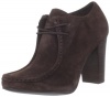 Lauren Ralph Lauren Women's Samara Ankle Boot,Dark Brown,5.5 M US