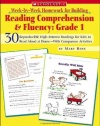 Week-by-Week Homework for Building Reading Comprehension & Fluency: Grade 1 (Week-by-Week Homework For Building Reading Comprehension and Fluency)