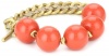 Kenneth Cole New York Modern Riviera Coral Resin Bead Half-Stretch Bracelet