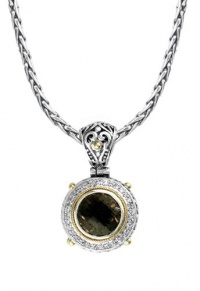 Effy Jewlery Balissima Smokey Quartz and Diamond Pendant, 5.02 TCW