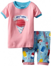 Hatley Girls 2-6X Short Pajama Set, Icy Treats, 6