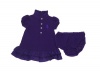 Ralph Lauren Knit Cap Sleeve Dress Purple 3 Months