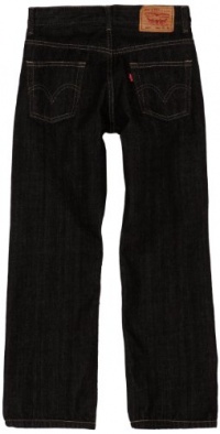 Levi's Boys 8-20 505 Straight Leg, 3D BLACK, 10 Regular