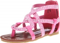 Steve Madden Tiezabel Sandal (Toddler/Little Kid),Pink Fabric,10 M US Toddler