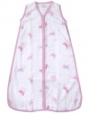 aden + anais 100% Cotton Muslin Sleeping Bag, Girls and Swirls, Large