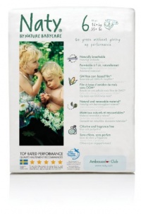 Nature Baby Care Eco-diapers Size 6, 18 Count (pack of 3) = 54 total diapers