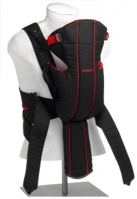 BABYBJORN Baby Carrier Active, Black/Red