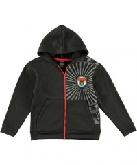 Akademiks Military Use Hoodie (Sizes 8 - 20) - black, 10 - 12