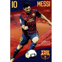 Barcelona- Messi Poster Poster Print, 24x36