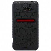 Black Androidified Cruzerlite TPU Case, For HTC EVO 4G LTE