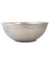 Simply polished, this large stainless steel bowl from Lauren Ralph Lauren works in beautifully with the Mother of Pearl and Wentworth Tortoise collections but is versatile enough to complement any table setting and decor.