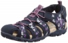 Geox Roxanne13 Sandal, Navy/Purple, 26 EU/9 M US Toddler