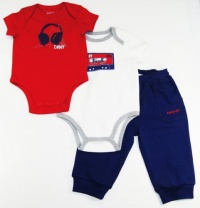 DKNY Baby Boys/Newborn 3pc Short Sleeve City Mix Bodysuits sizes 0-9M