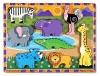 Melissa & Doug Deluxe Wooden Safari Chunky Puzzle