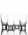 Simply timeless, this set of Tuscany highball glasses has a design that's equally suited for weekend brunch and cocktail parties. Clean lines in brilliant glass complement everything you bring to the table.