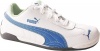 PUMA Children's Light Flight L Sneakers,White/Olympian Blue/Vibrant Green,2 M US