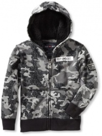 Ecko Boys 2-7 Camo Hoody, Black, 4