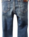 7 For All Mankind Baby-girls Infant The Skinny, Spring Blue, 18 Months