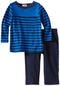 Splendid Littles Baby-boys Infant Florence Stripe Tee and Pant Set, Castaway, 12-18 Months