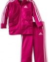 adidas Baby-girls Infant Basic Tricot Set, Festival Fuchsia, 12 Months