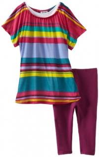 Splendid Littles Baby-Girls Infant Canyon Stripe Tunic Legging Set, Canyon/Horizon, 12-18 Months