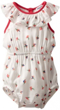 Splendid Littles Baby-Girls Newborn Parisian Tulip Romper, Soft White, 18-24 Months