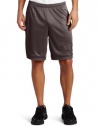 Champion  Men's Long Mesh Short With Pockets,Granite Heather,LARGE