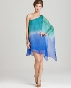 Quotation: KAS New York Dress - Tyra One Shoulder Dip Dye