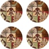 Set of 4 Absorbent Coasters - Facade II