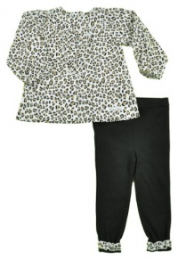 Calvin Klein Baby-Girls Infant Animal Print Tunic With Legging