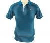 Sean John Boys Striped Polo Tee Medium Blue Large 14/16