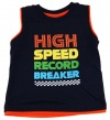 Sweet & Soft Baby-boys 6-24M Infant Navy High Speed Record Breaker Tank Top