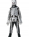 Glow in the Dark Skeleton Child Halloween Costume Size 12-14