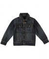 Sean John Smooth Moves Denim Jacket (Sizes 2T - 4T) - rust, 2t