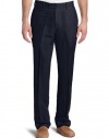 Louis Raphael Men's Linen Viscose Modern Fit Flat Front Pant