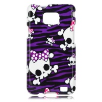 Talon Phone Case for Samsung i9100 Galaxy S II - Baby Skull #1 - 1 Pack - Retail Packaging - Purple